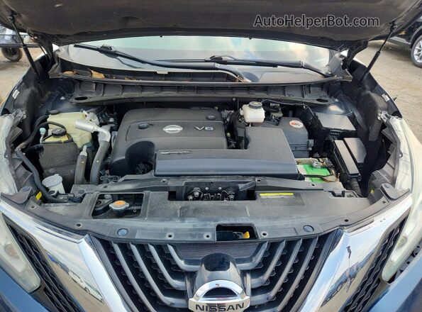5N1AZ2MH2GN158550 2016 NISSAN MURANO Blue უკანა სალონის ხედი