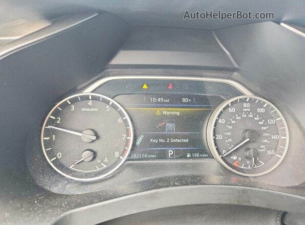 5N1AZ2MH2GN158550 2016 NISSAN MURANO Blue ხელსაწყოთა პანელის ხედი