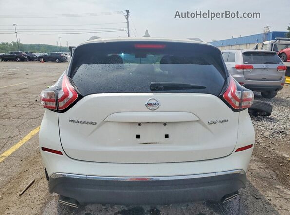 5N1AZ2MH2HN192165 2017 NISSAN MURANO White Вид ззаду