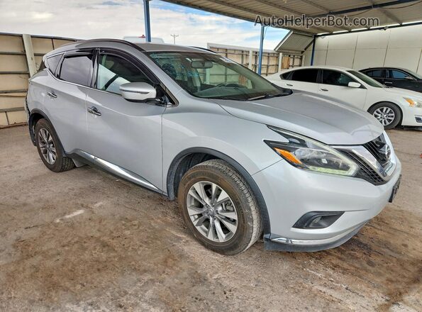 5N1AZ2MH2JN161472 2018 NISSAN MURANO Silver Առջևի աջ