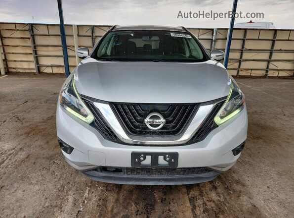 5N1AZ2MH2JN161472 2018 NISSAN MURANO Silver Դիմացի տեսք