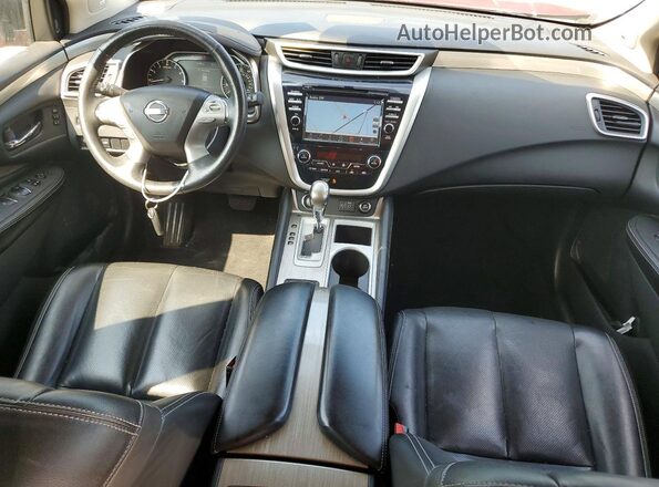 5N1AZ2MH2JN180443 2018 NISSAN MURANO Red Vista del salpicadero