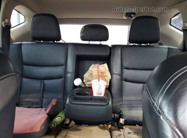 5N1AZ2MH3GN117599 2016 NISSAN MURANO Black Widok tylnych siedzeń