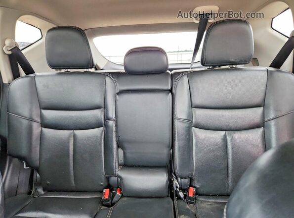 5N1AZ2MH3GN160131 2016 NISSAN MURANO Gray Widok tylnych siedzeń