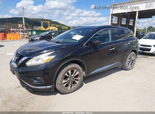 5N1AZ2MH3HN119533 2017 NISSAN MURANO Black Przód lewy