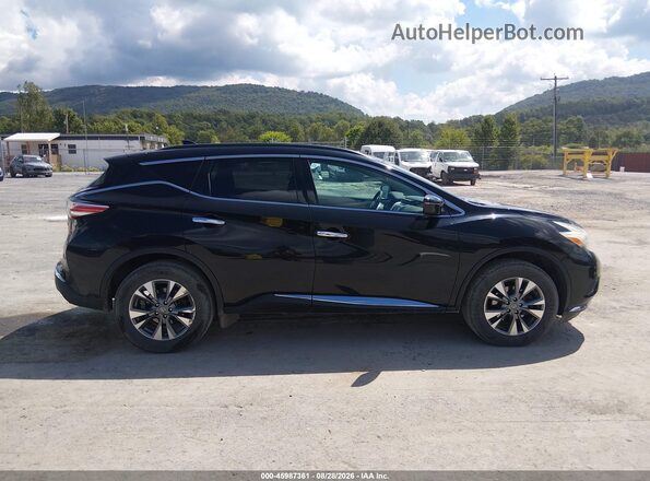 5N1AZ2MH3HN119533 2017 NISSAN MURANO Black Widok wnętrza z tyłu