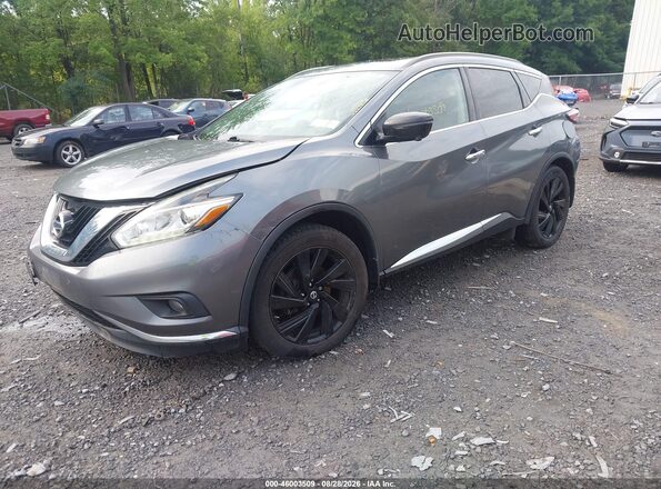 5N1AZ2MH3HN149213 2017 NISSAN MURANO Gray წინა მარცხენა ხედი სამი მეოთხედიდან