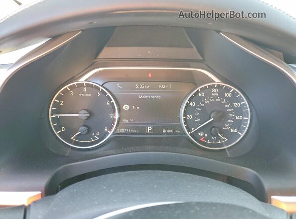 5N1AZ2MH3JN150335 2018 NISSAN MURANO Black Widok zestawu wskaźników