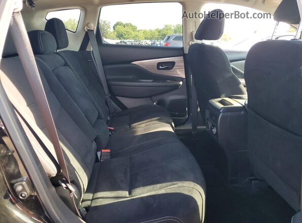 5N1AZ2MH3JN150335 2018 NISSAN MURANO Black Widok wnętrza z tyłu