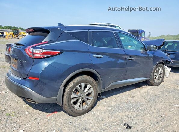 5N1AZ2MH3JN190396 2018 NISSAN MURANO Blue Tył prawy