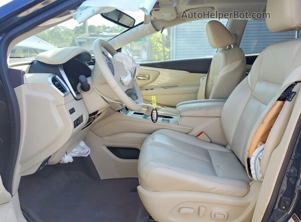 5N1AZ2MH3JN190396 2018 NISSAN MURANO Blue Widok wnętrza z przodu