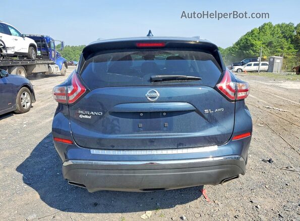 5N1AZ2MH3JN190396 2018 NISSAN MURANO Blue Widok z tyłu