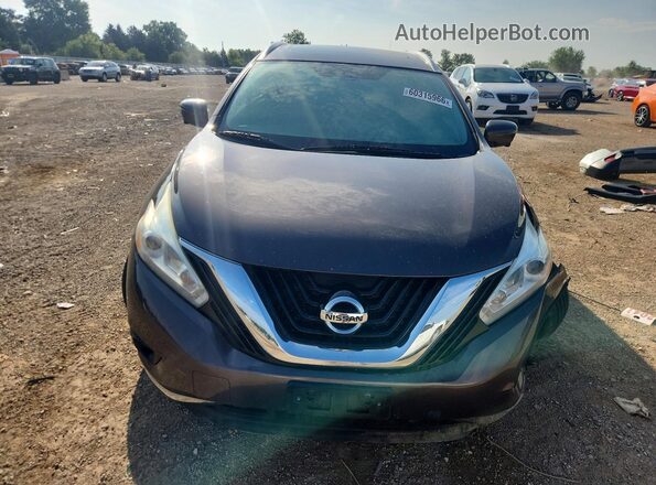 5N1AZ2MH4GN170781 2016 NISSAN MURANO Gray Դիմացի տեսք