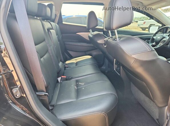 5N1AZ2MH4HN143176 2017 NISSAN MURANO Black Vista de los asientos traseros
