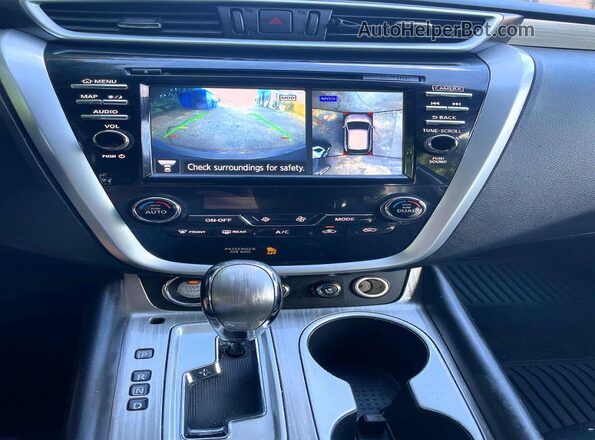 5N1AZ2MH4HN167915 2017 NISSAN MURANO Red VIN კოდის სტიკერის ხედი