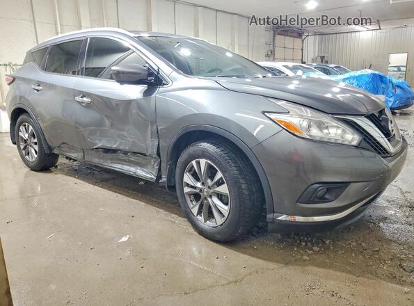 5N1AZ2MH4HN186108 2017 NISSAN MURANO Gray Передня права чверть