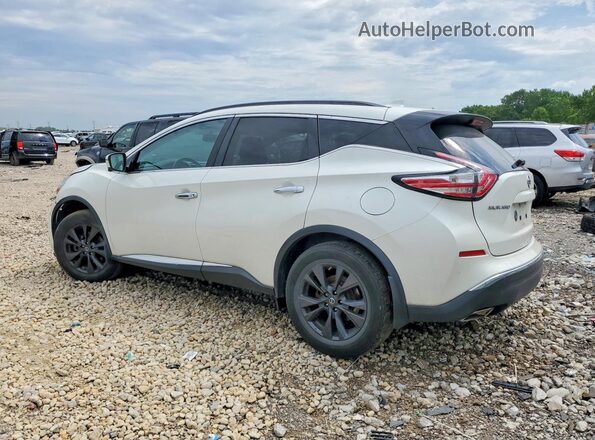 5N1AZ2MH4JN164017 2018 NISSAN MURANO Белый Задняя левая четверть