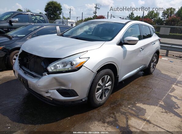 5N1AZ2MH5HN121476 2017 NISSAN MURANO Silver Առջևի ձախ երեք քառորդ տեսարան