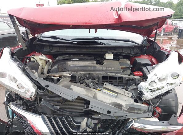 5N1AZ2MH5HN149620 2017 NISSAN MURANO Red Widok z tyłu