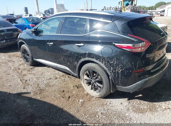 5N1AZ2MH5HN165476 2017 NISSAN MURANO Black Հետևի ձախ