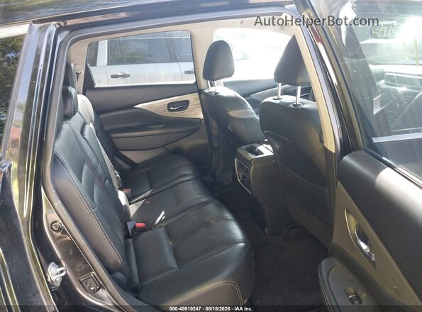 5N1AZ2MH5HN165476 2017 NISSAN MURANO Black VIN կոդի պիտակի տեսք