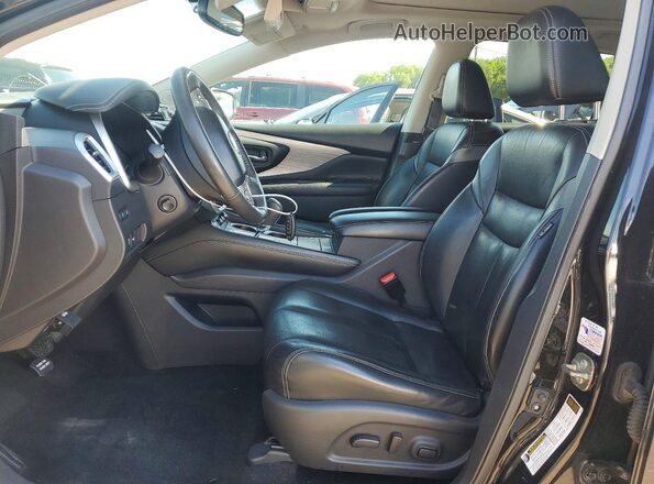5N1AZ2MH6GN161046 2016 NISSAN MURANO Black Widok wnętrza z przodu
