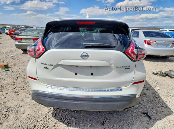 5N1AZ2MH6GN162732 2016 NISSAN MURANO White Widok z tyłu
