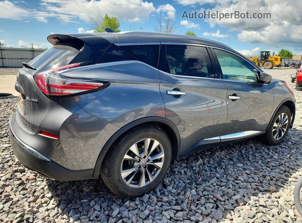 5N1AZ2MH6HN183243 2017 NISSAN MURANO Угольный Задняя правая четверть