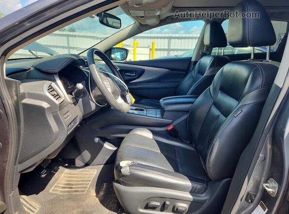 5N1AZ2MH6HN183243 2017 NISSAN MURANO Угольный Вид салона спереди