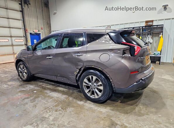 5N1AZ2MH8GN142319 2016 NISSAN MURANO Желто-коричневый Задняя левая четверть