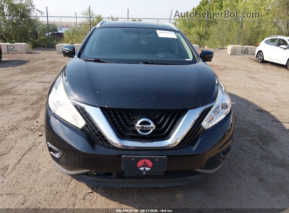 5N1AZ2MH8HN139583 2017 NISSAN MURANO Black Front view
