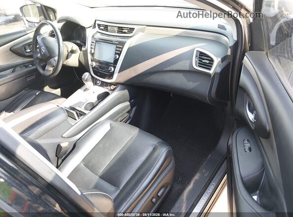 5N1AZ2MH8HN139583 2017 NISSAN MURANO Black Front interior view