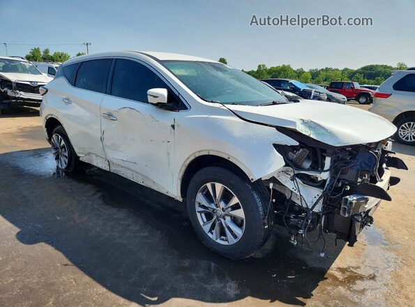 5N1AZ2MH8JN114527 2018 NISSAN MURANO White Delantero derecho