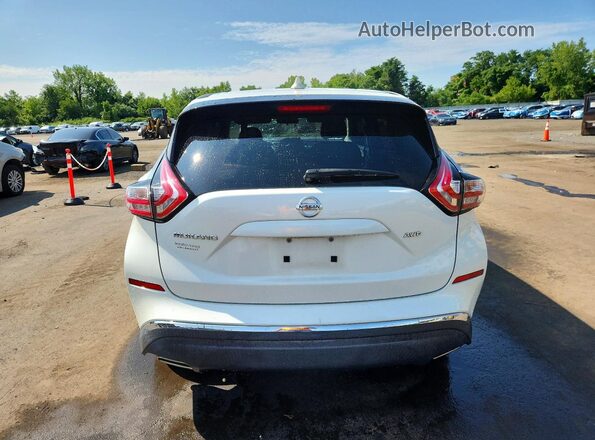 5N1AZ2MH8JN114527 2018 NISSAN MURANO White Vista trasera