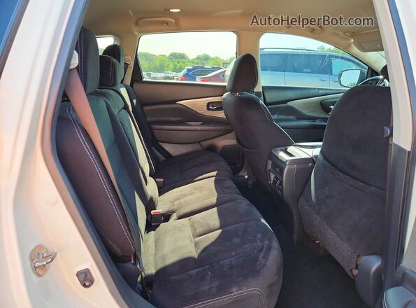 5N1AZ2MH8JN114527 2018 NISSAN MURANO White Vista interior trasera