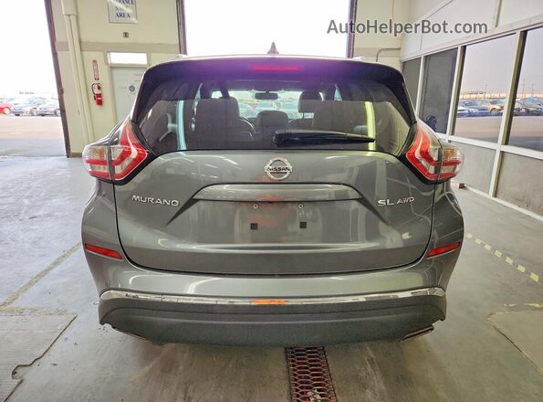 5N1AZ2MH8JN176476 2018 NISSAN MURANO Серый Вид сзади