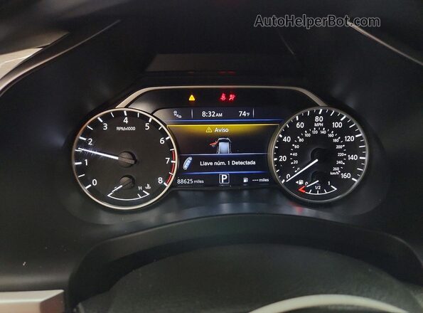 5N1AZ2MH8JN176476 2018 NISSAN MURANO Серый Вид щитка приборов