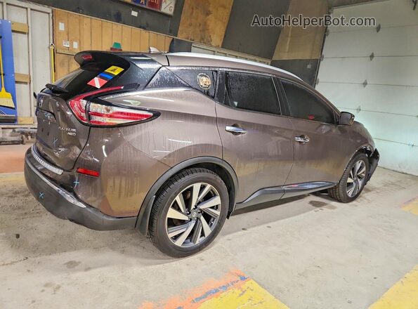 5N1AZ2MH8JN199577 2018 NISSAN MURANO Brown Tył prawy