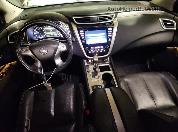 5N1AZ2MH8JN199577 2018 NISSAN MURANO Brown Widok deski rozdzielczej
