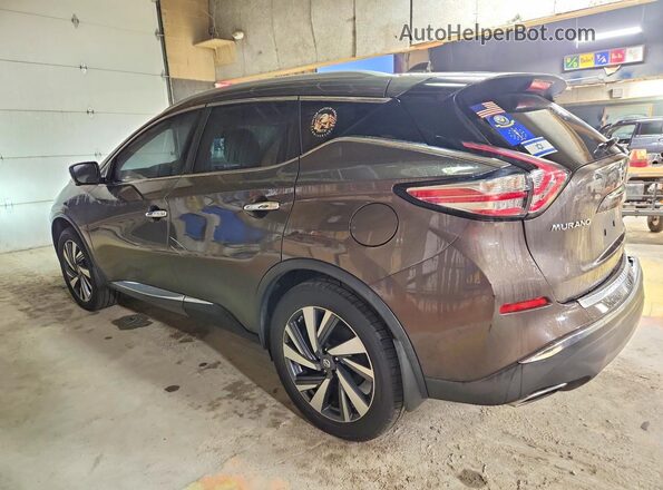 5N1AZ2MH8JN199577 2018 NISSAN MURANO Brown Tył lewy