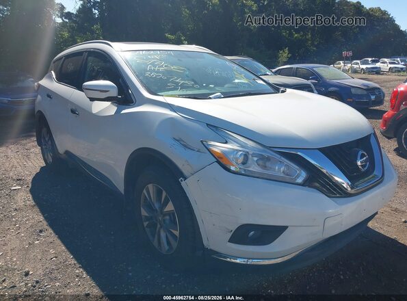5N1AZ2MH9GN156262 2016 NISSAN MURANO White წინა ხედი