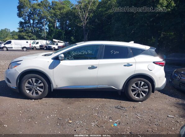 5N1AZ2MH9GN156262 2016 NISSAN MURANO White უკანა სალონის ხედი