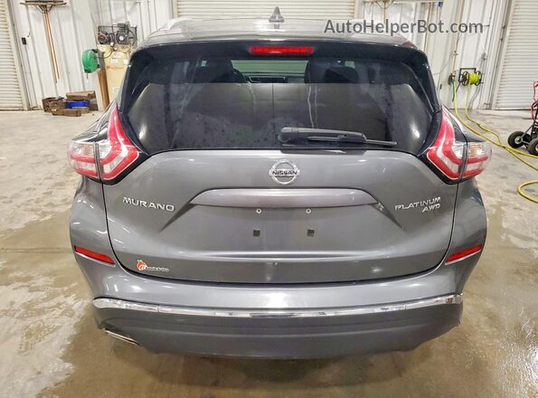 5N1AZ2MH9JN195795 2018 NISSAN MURANO Серый Вид сзади