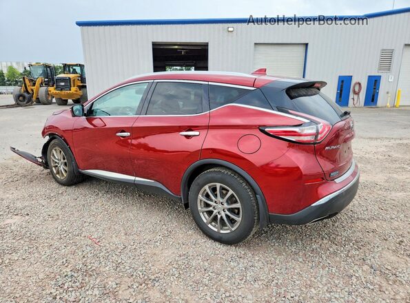 5N1AZ2MH9JN201546 2018 NISSAN MURANO Red უკანა მარცხენა