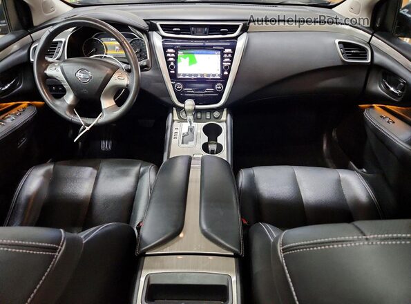 5N1AZ2MHXHN119433 2017 NISSAN MURANO Black წინა პანელის ხედი