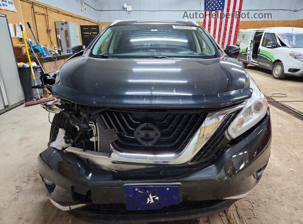 5N1AZ2MHXHN119433 2017 NISSAN MURANO Black წინა ხედი