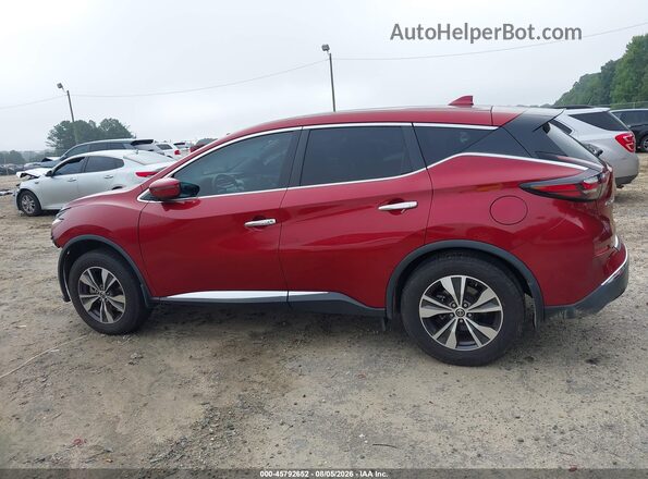 5N1AZ2MJ2KN127035 2019 NISSAN MURANO Red Vista interior de 360 grados