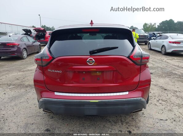 5N1AZ2MJ2KN127035 2019 NISSAN MURANO Red 