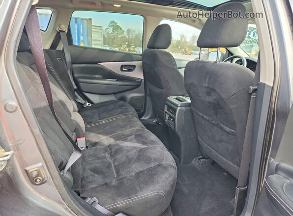 5N1AZ2MJ4KN120779 2019 NISSAN MURANO Gray Вид задньої частини салону