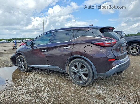5N1AZ2MJ4KN150445 2019 NISSAN MURANO Бордовый Задняя левая четверть